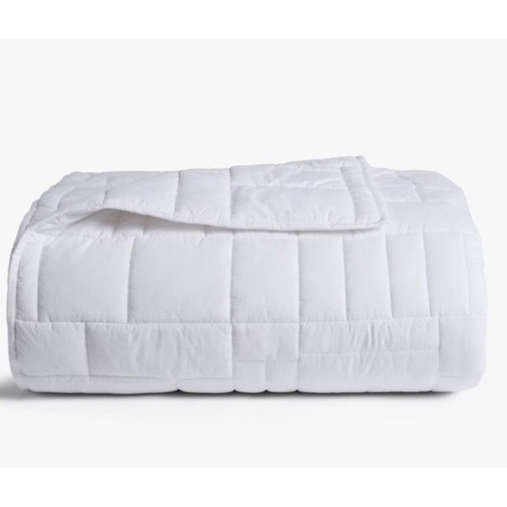 Full/Queen Cozy Block Quilt White - Parachute